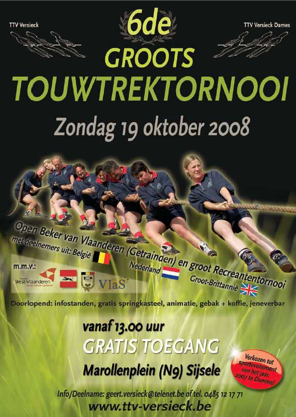 affiche beker van vlaanderen